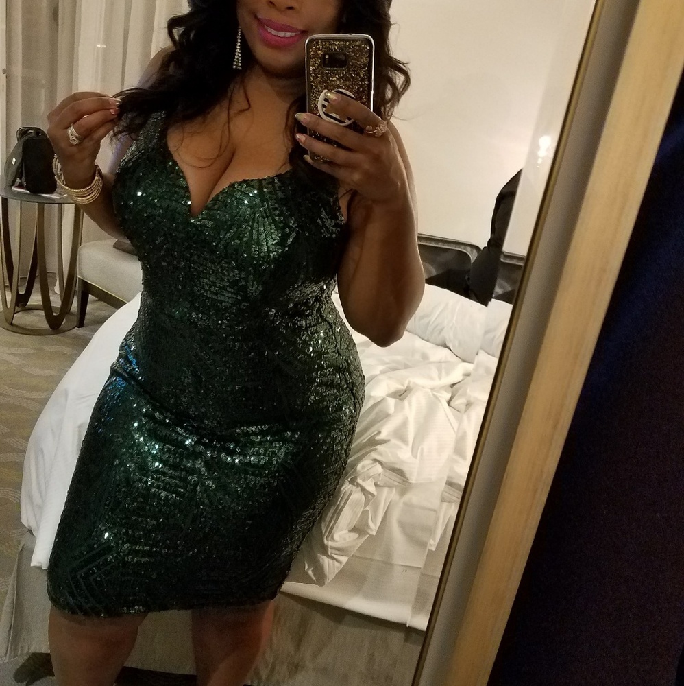 Emerald Sequence Dress